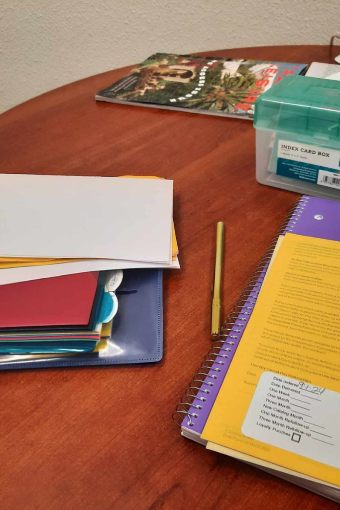 This is what kept me going: making samples, mailing happy mail, and connecting with customers one envelope at a time.